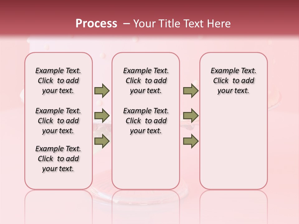 Beautiful Pink Birthday Cake. PowerPoint Template