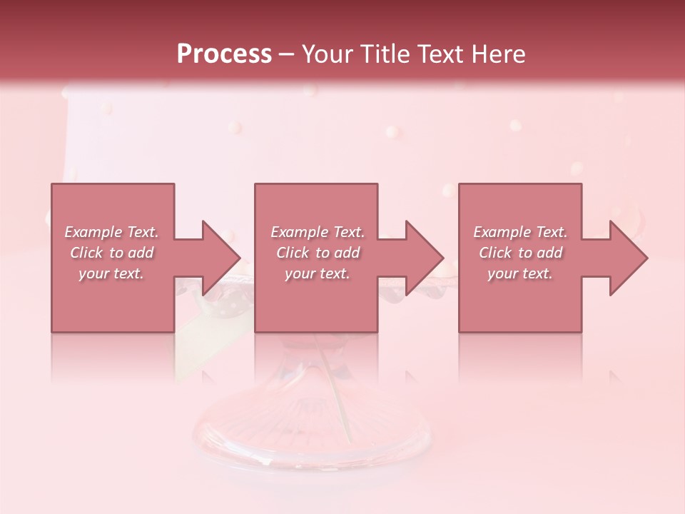 Beautiful Pink Birthday Cake. PowerPoint Template
