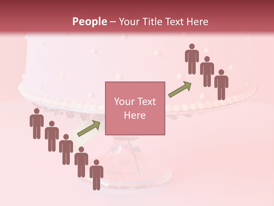Beautiful Pink Birthday Cake. PowerPoint Template