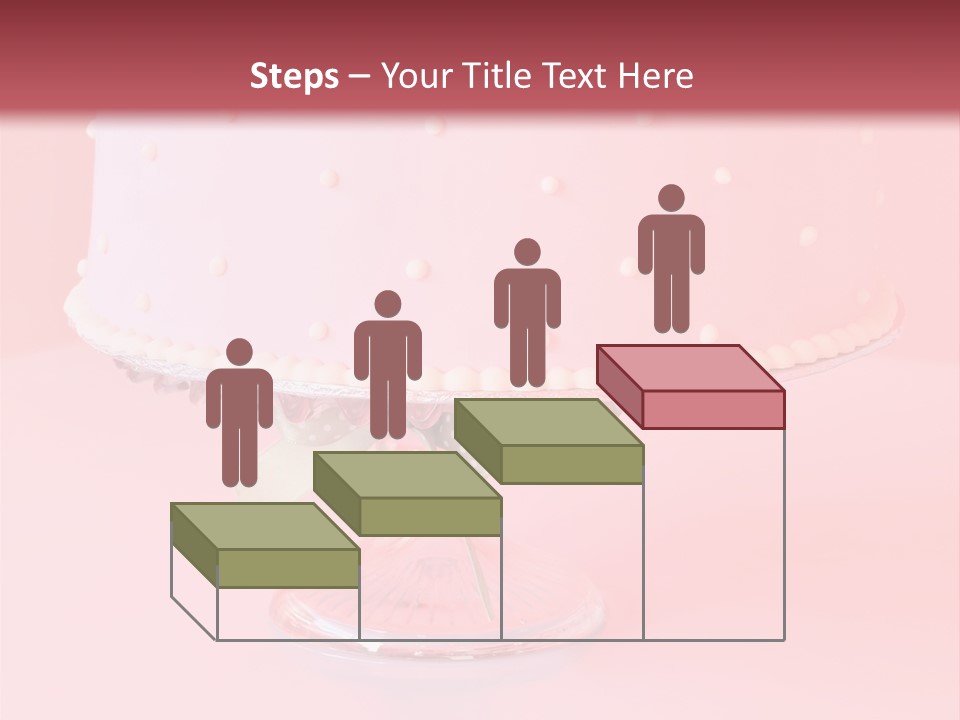 Beautiful Pink Birthday Cake. PowerPoint Template