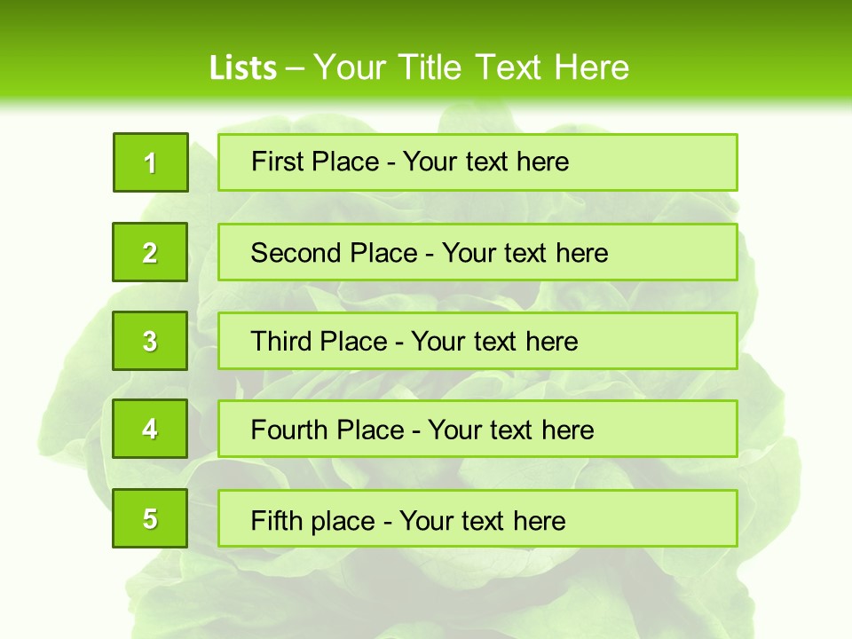 Lettuce PowerPoint Template