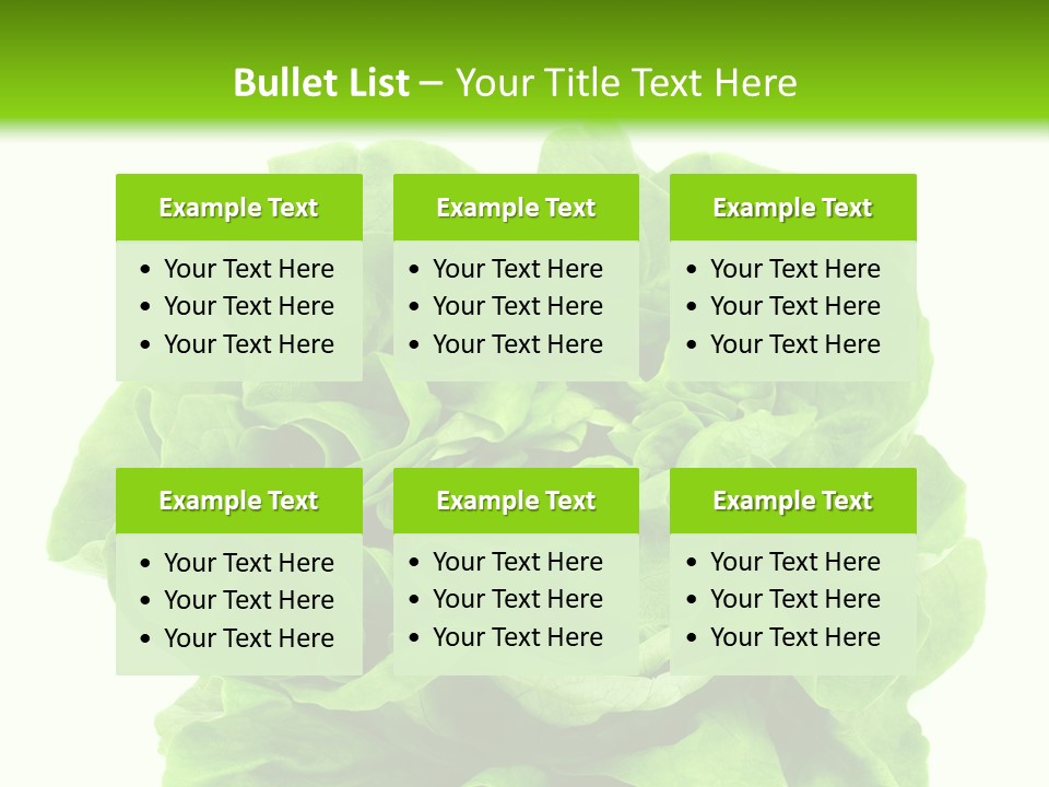 Lettuce PowerPoint Template