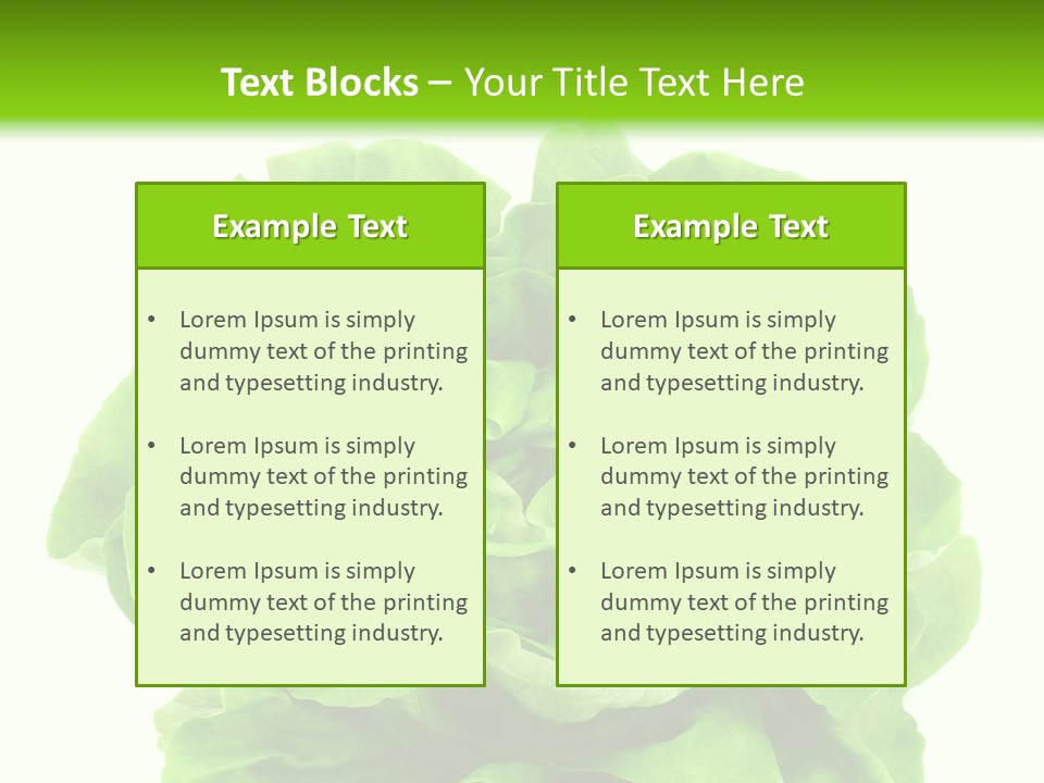 Lettuce PowerPoint Template