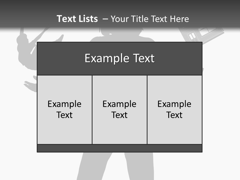 Silhouette Of A Woman Juggling Her Commitments (Vector File Also Available) PowerPoint Template