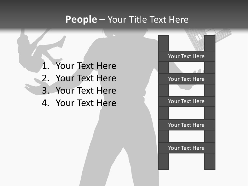 Silhouette Of A Woman Juggling Her Commitments (Vector File Also Available) PowerPoint Template