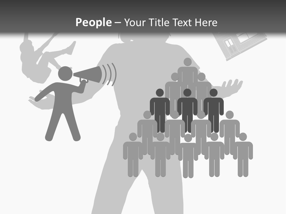 Silhouette Of A Woman Juggling Her Commitments (Vector File Also Available) PowerPoint Template