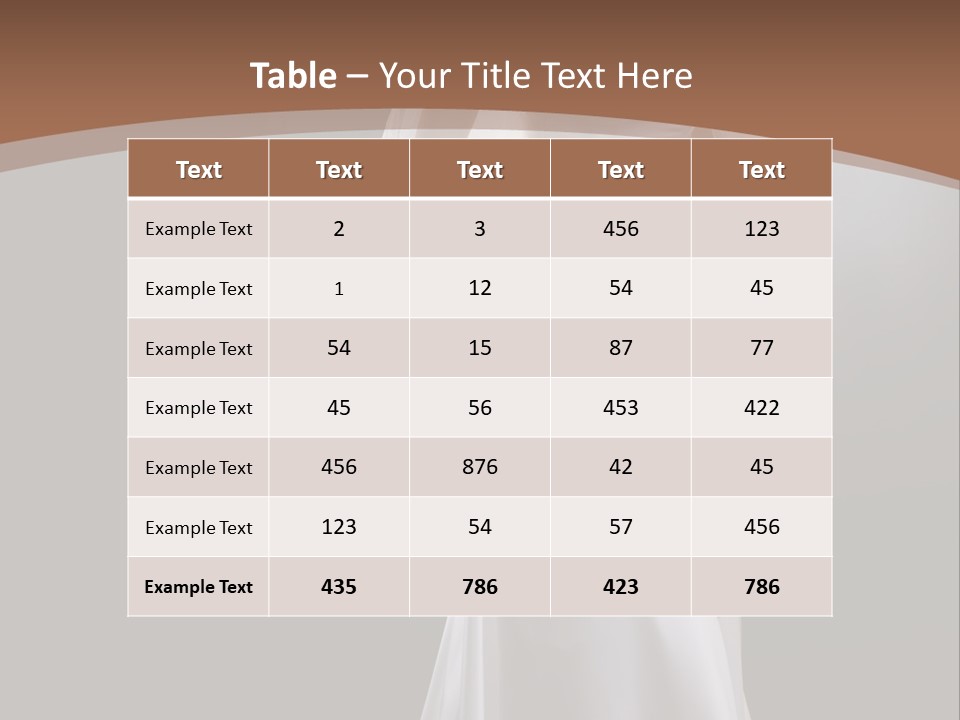 Studio Portrait Of A Young Bride Wearing White Wedding Dress With Veil, Smiling And Looking At Camera. PowerPoint Template