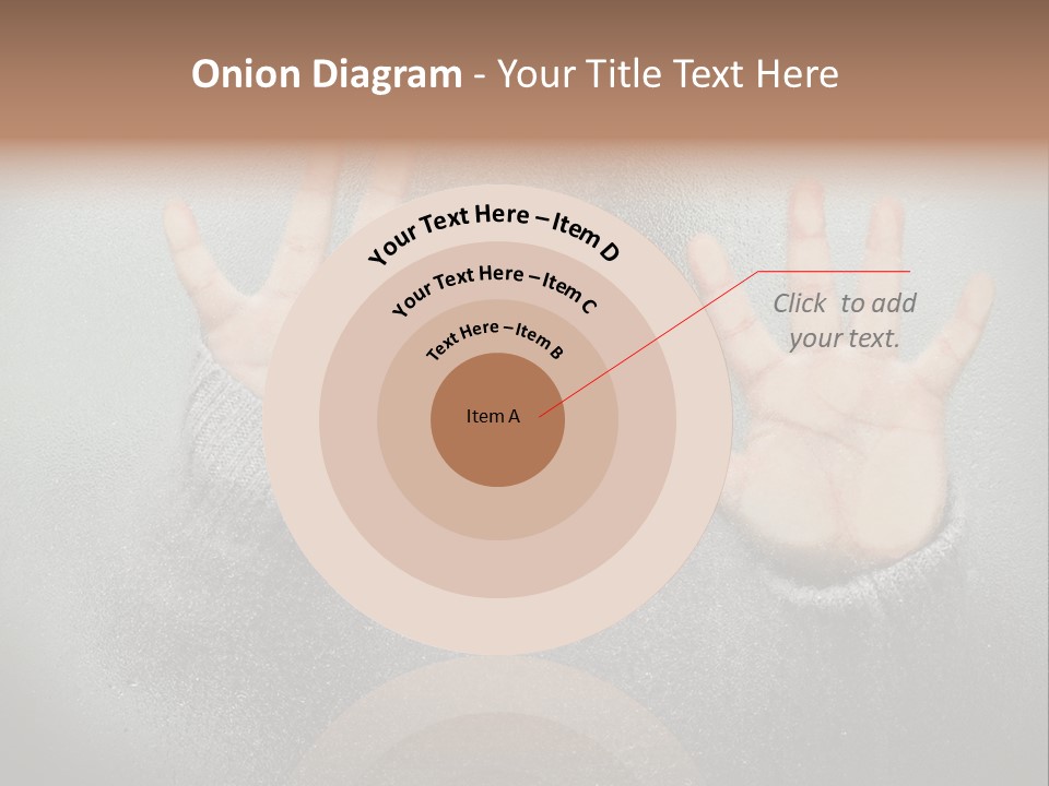 A Young Girl Trapped Behind Some Frosted Glass With Her Hands On It PowerPoint Template