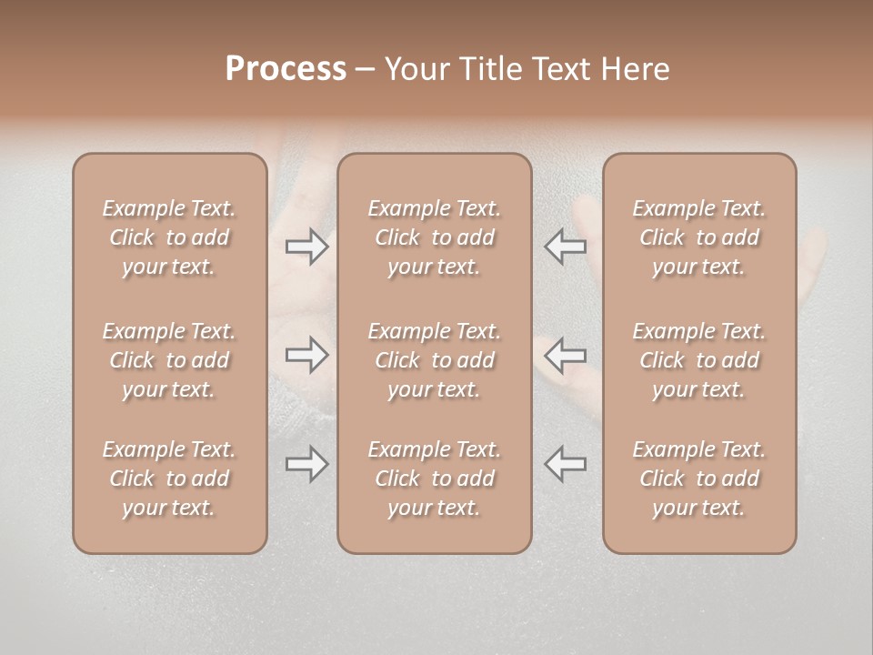 A Young Girl Trapped Behind Some Frosted Glass With Her Hands On It PowerPoint Template