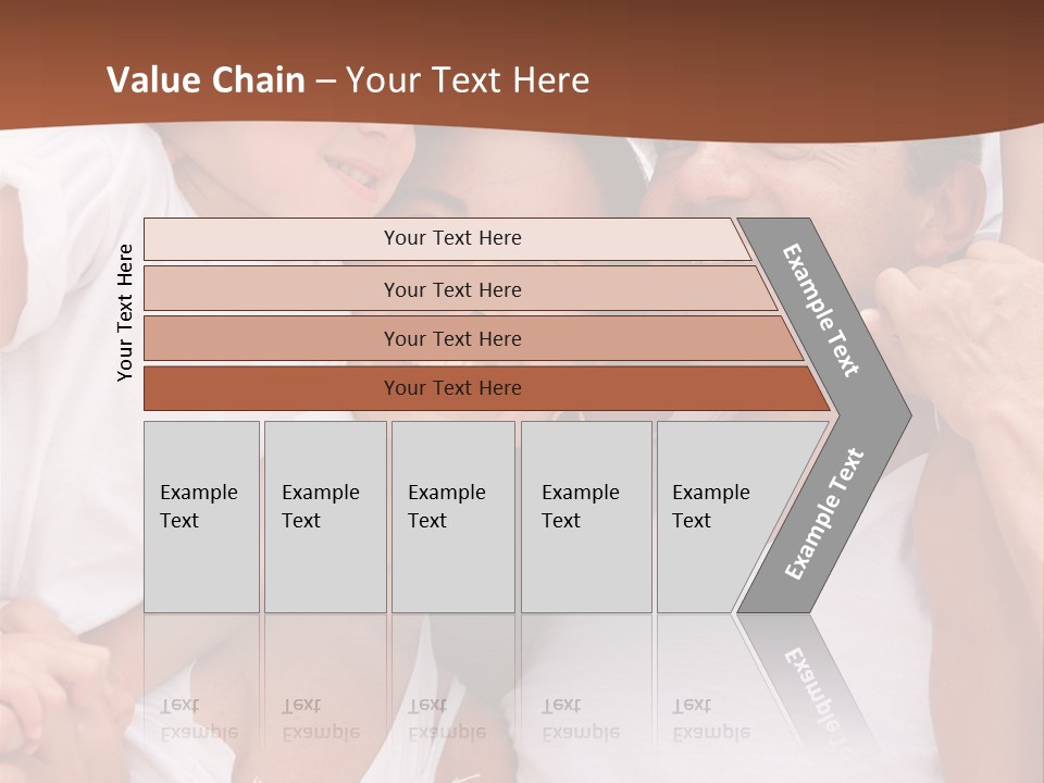 Beautiful Portrait Of A Happy Family Outdoors During Vacations PowerPoint Template