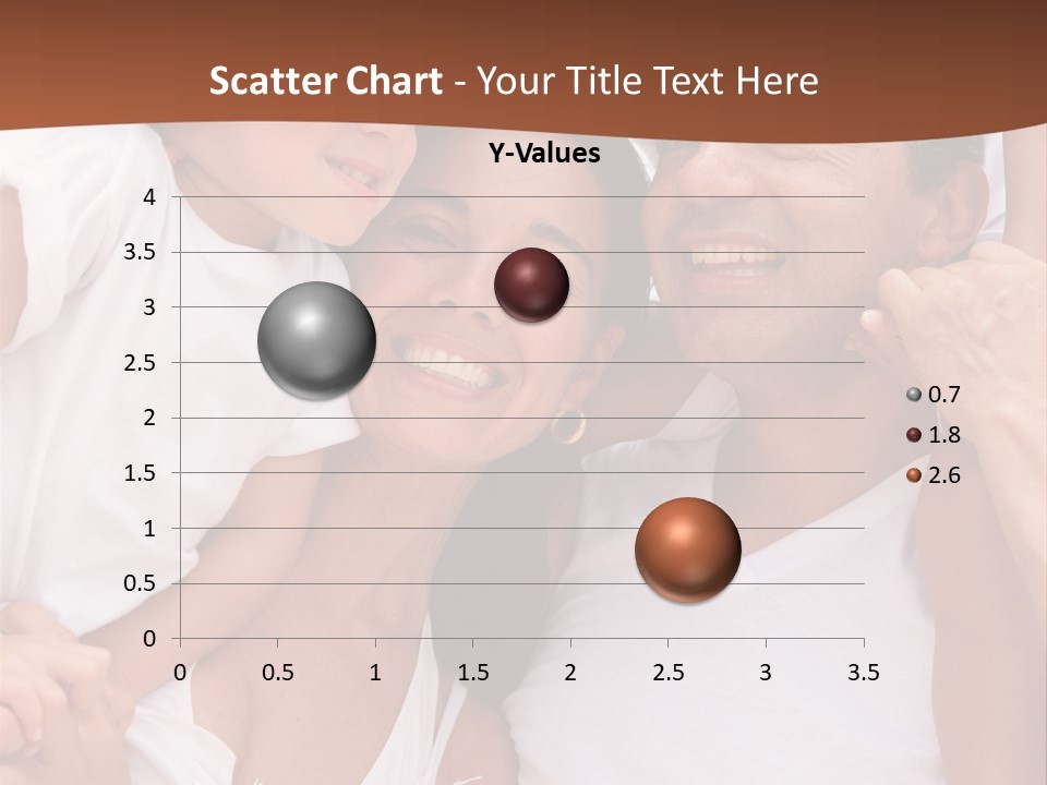 Beautiful Portrait Of A Happy Family Outdoors During Vacations PowerPoint Template