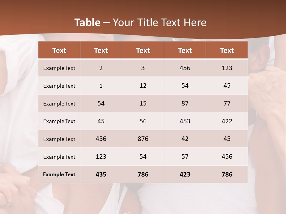 Beautiful Portrait Of A Happy Family Outdoors During Vacations PowerPoint Template