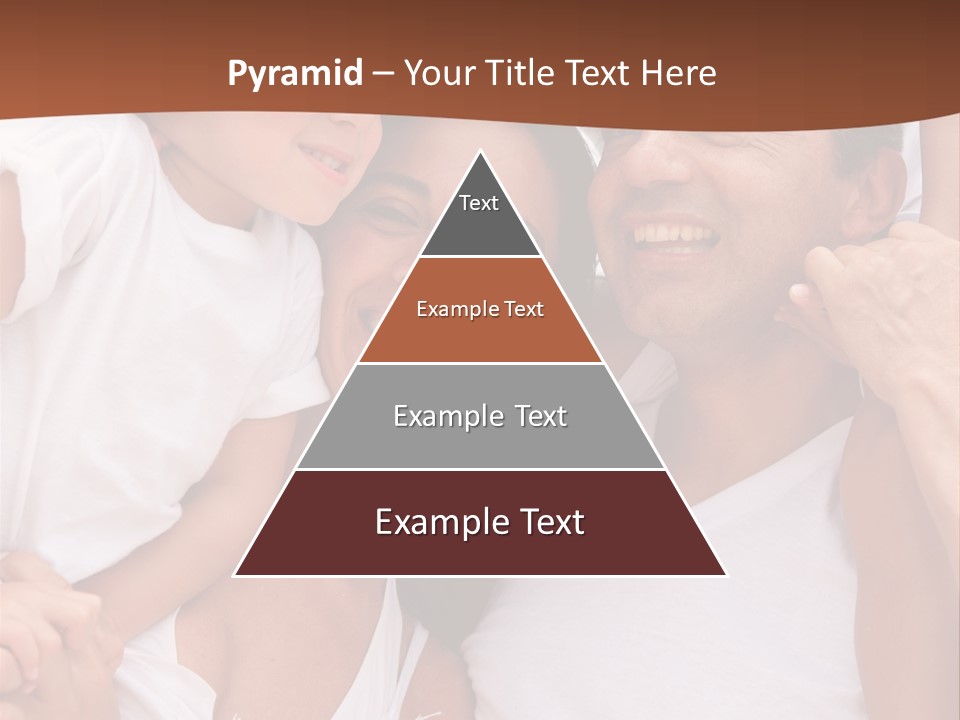 Beautiful Portrait Of A Happy Family Outdoors During Vacations PowerPoint Template