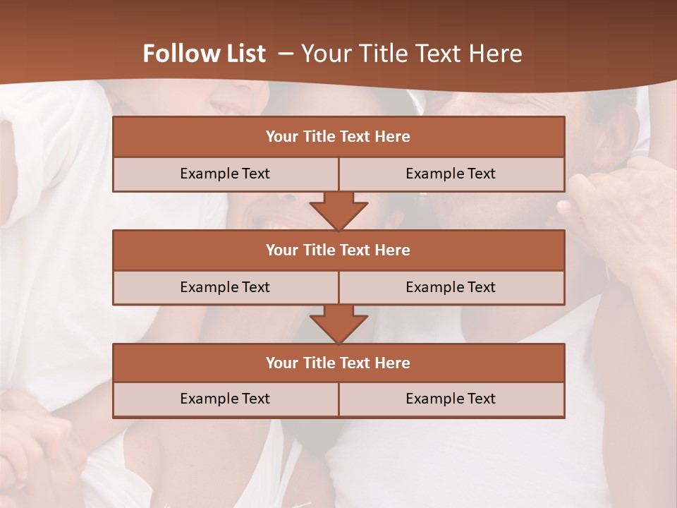 Beautiful Portrait Of A Happy Family Outdoors During Vacations PowerPoint Template