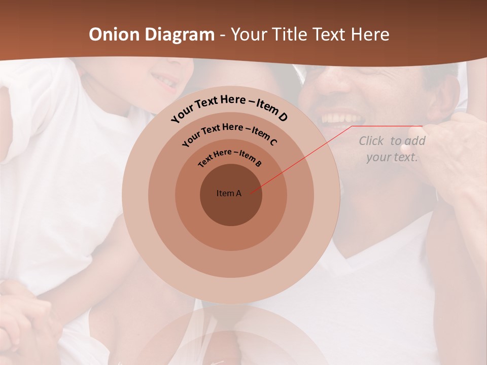 Beautiful Portrait Of A Happy Family Outdoors During Vacations PowerPoint Template