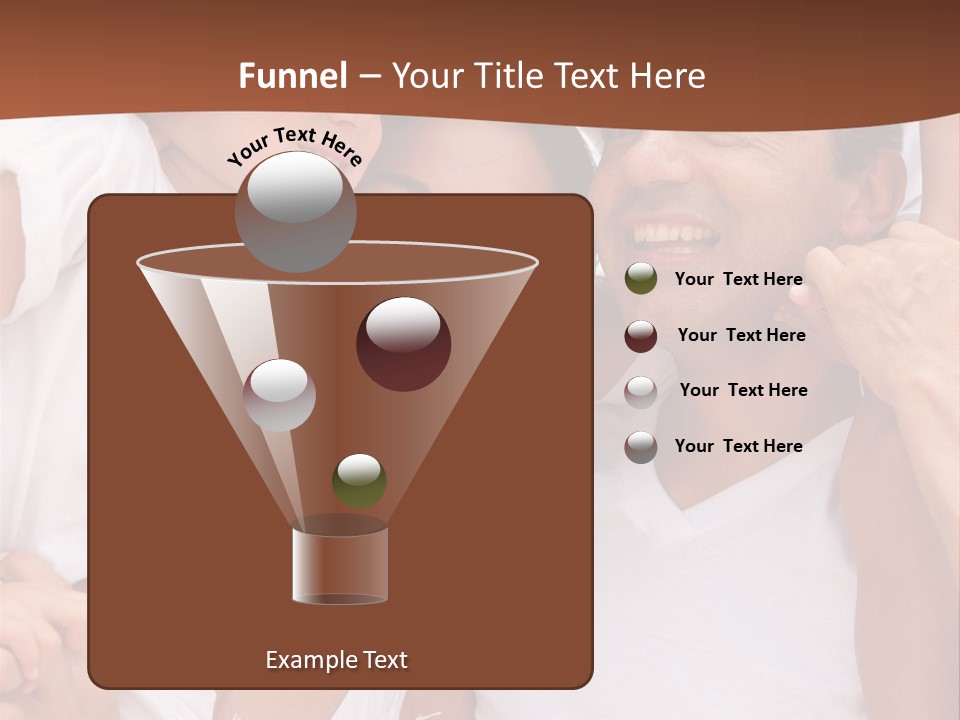 Beautiful Portrait Of A Happy Family Outdoors During Vacations PowerPoint Template