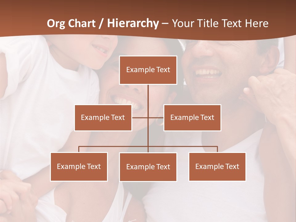 Beautiful Portrait Of A Happy Family Outdoors During Vacations PowerPoint Template