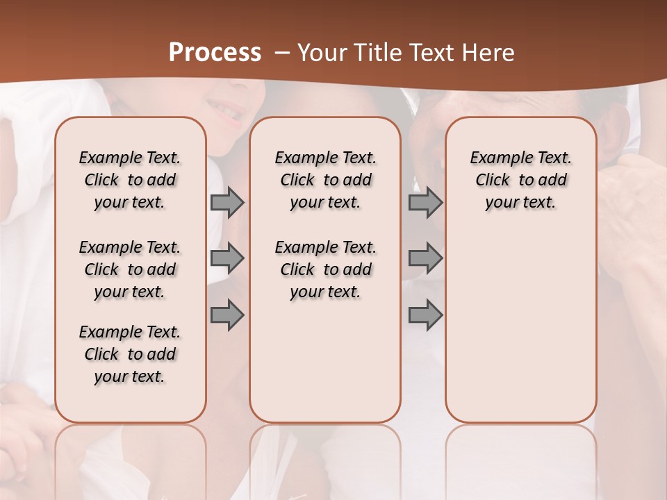 Beautiful Portrait Of A Happy Family Outdoors During Vacations PowerPoint Template