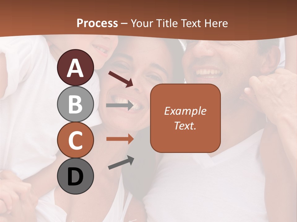 Beautiful Portrait Of A Happy Family Outdoors During Vacations PowerPoint Template