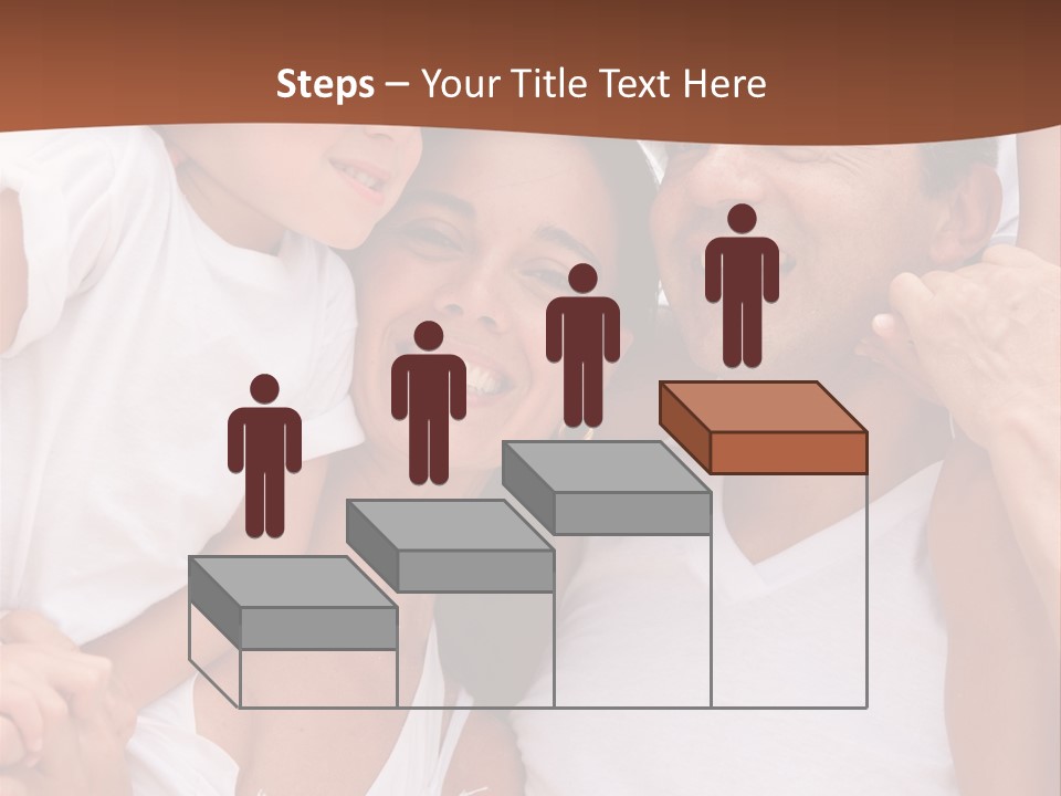 Beautiful Portrait Of A Happy Family Outdoors During Vacations PowerPoint Template