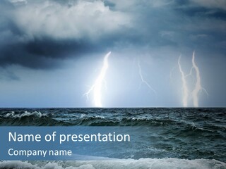 Ocean Storm PowerPoint Template