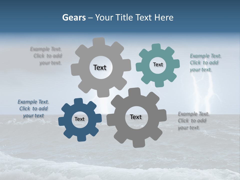 Ocean Storm PowerPoint Template