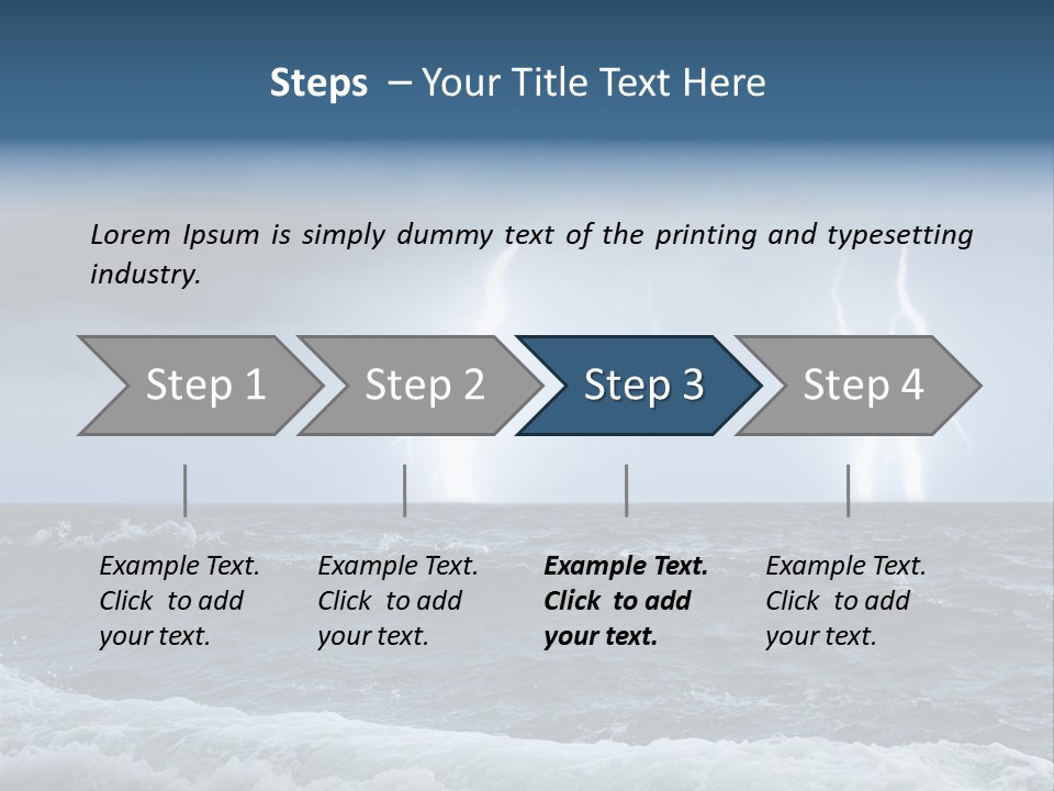 Ocean Storm PowerPoint Template