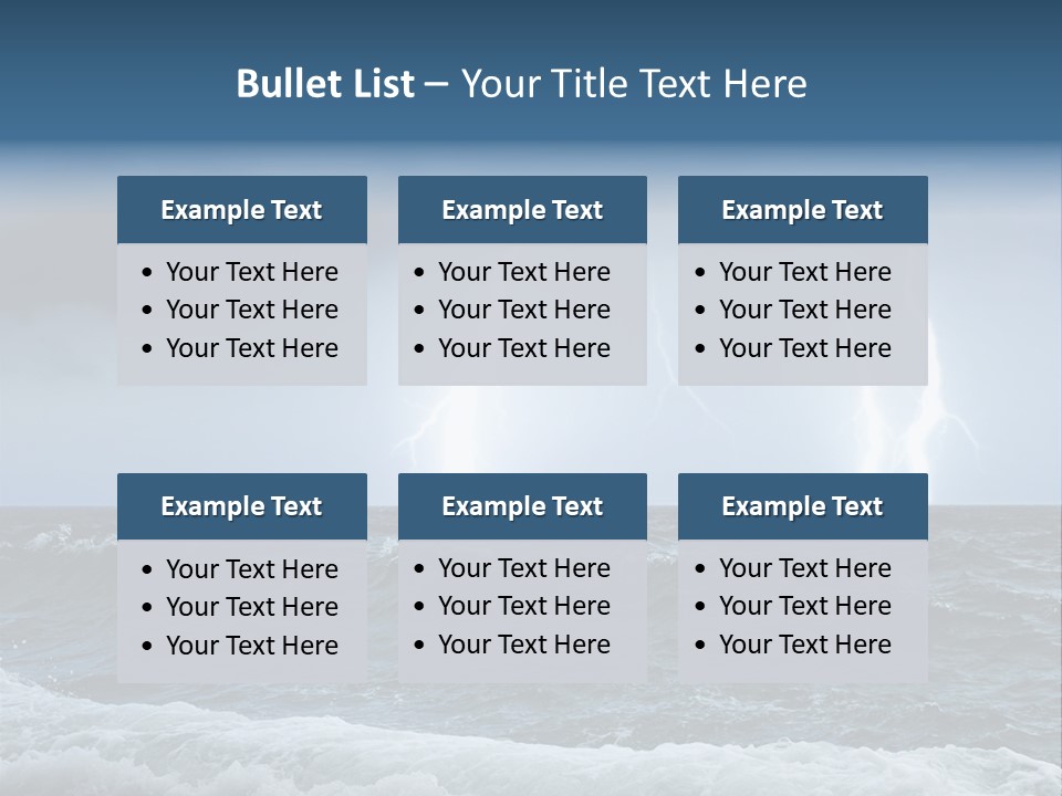 Ocean Storm PowerPoint Template