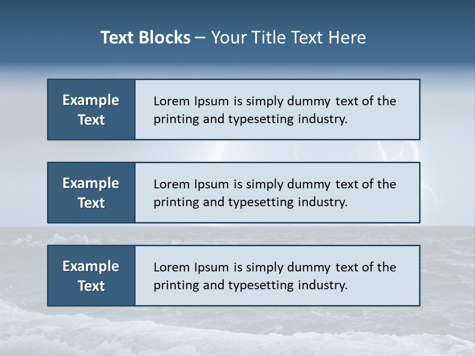 Ocean Storm PowerPoint Template