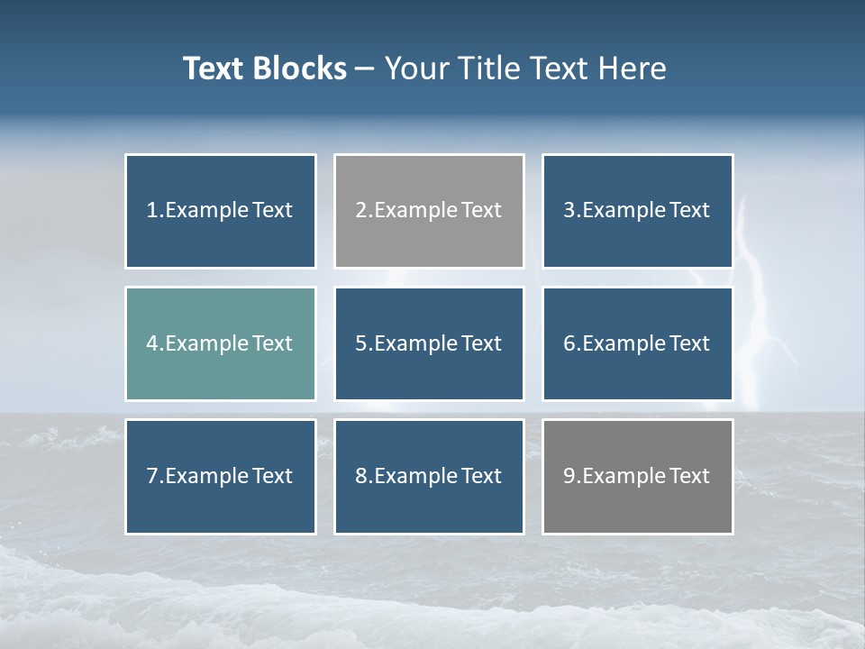 Ocean Storm PowerPoint Template