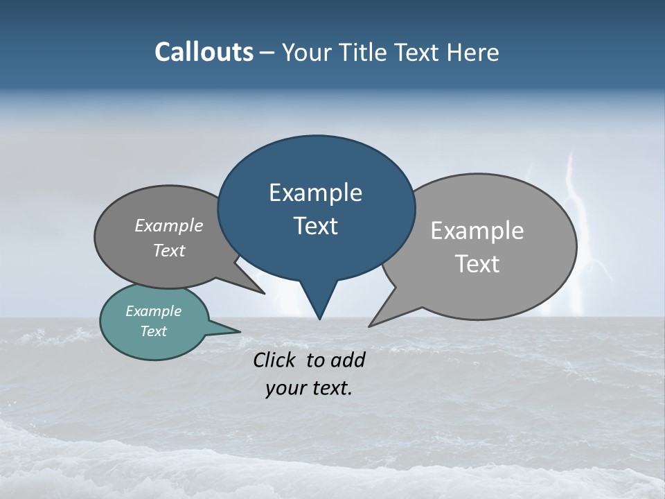 Ocean Storm PowerPoint Template