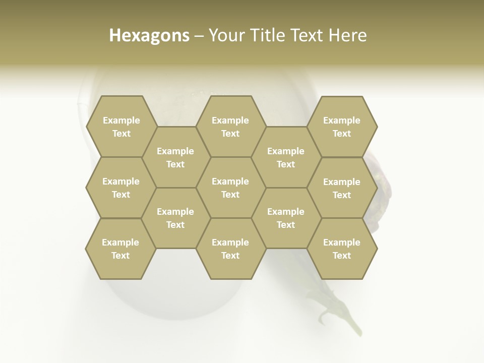 Cup Of Soup Isolated On A White Background PowerPoint Template