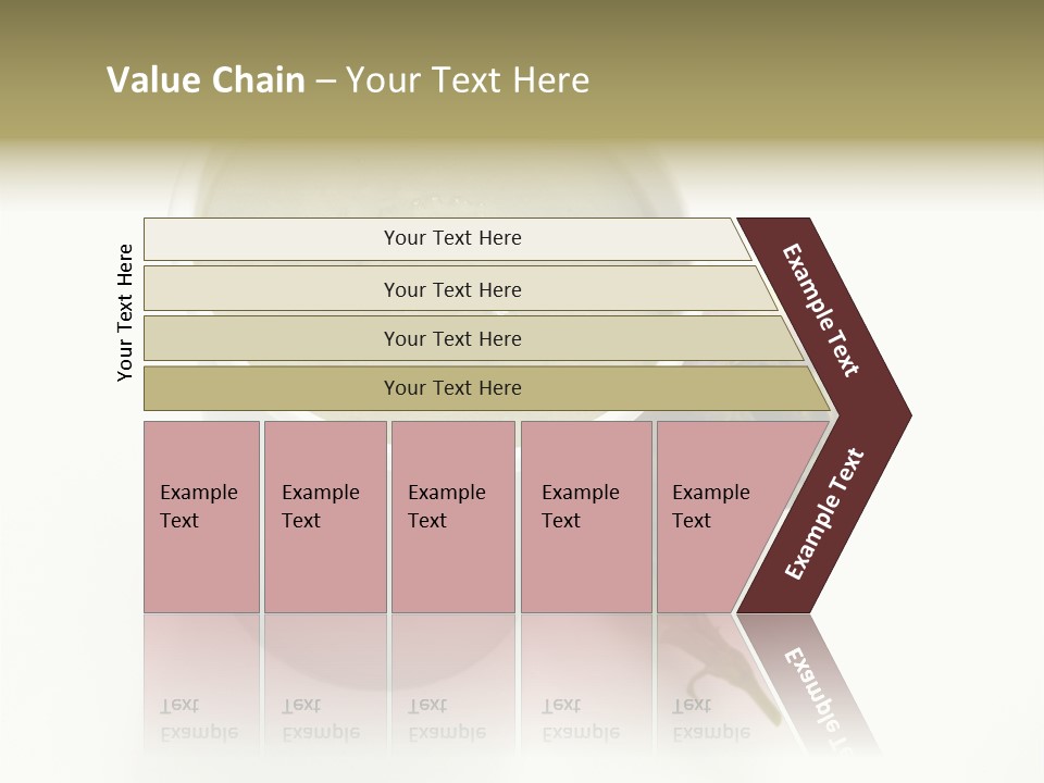 Cup Of Soup Isolated On A White Background PowerPoint Template