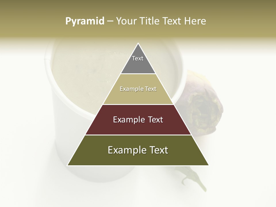 Cup Of Soup Isolated On A White Background PowerPoint Template