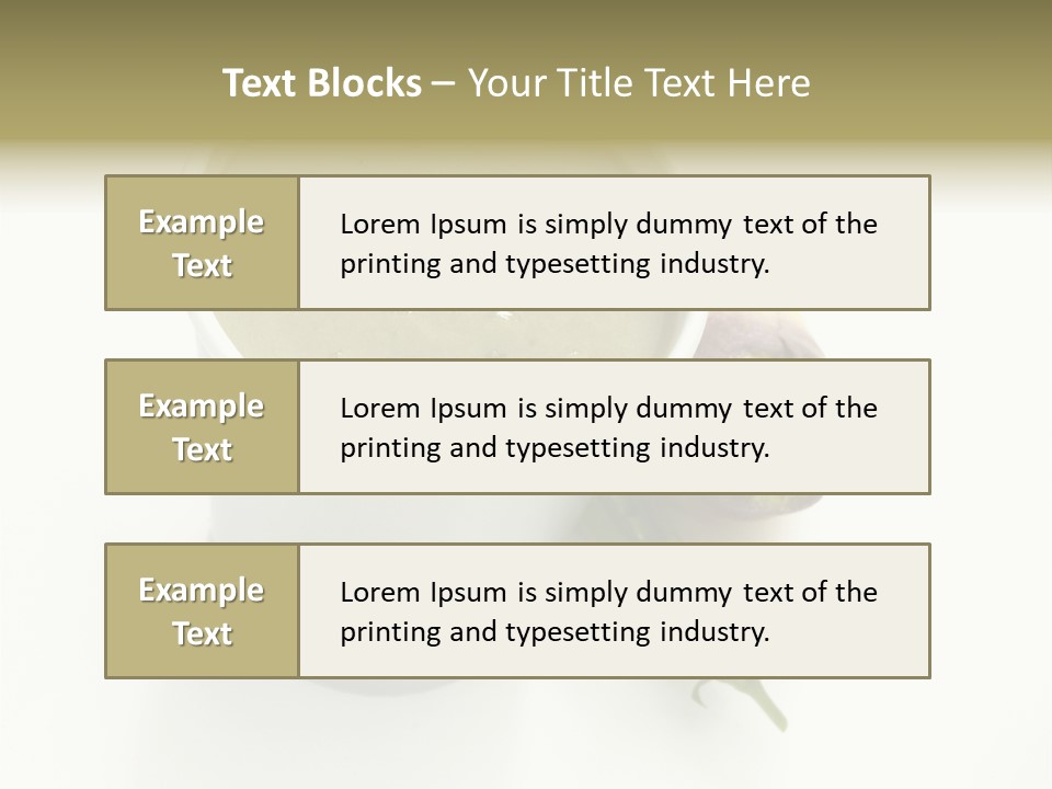 Cup Of Soup Isolated On A White Background PowerPoint Template