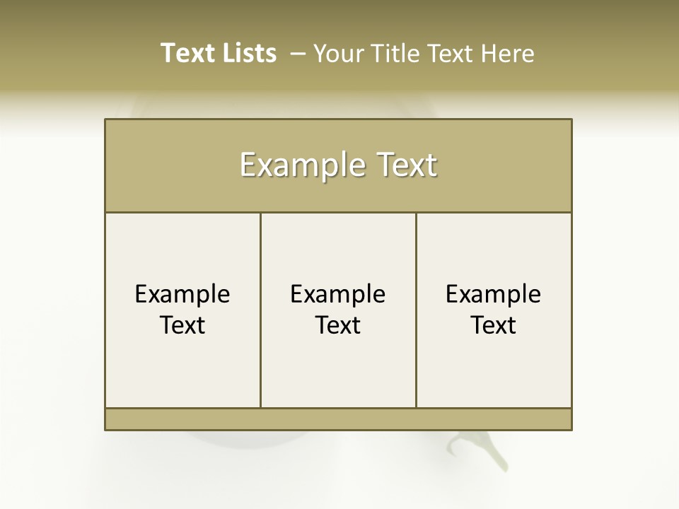 Cup Of Soup Isolated On A White Background PowerPoint Template