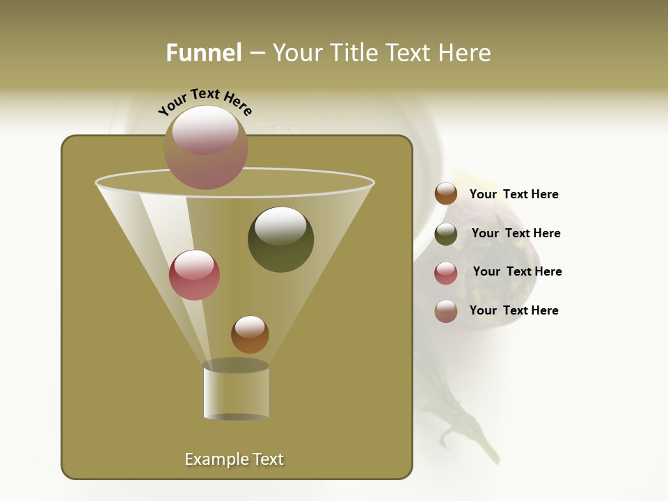 Cup Of Soup Isolated On A White Background PowerPoint Template