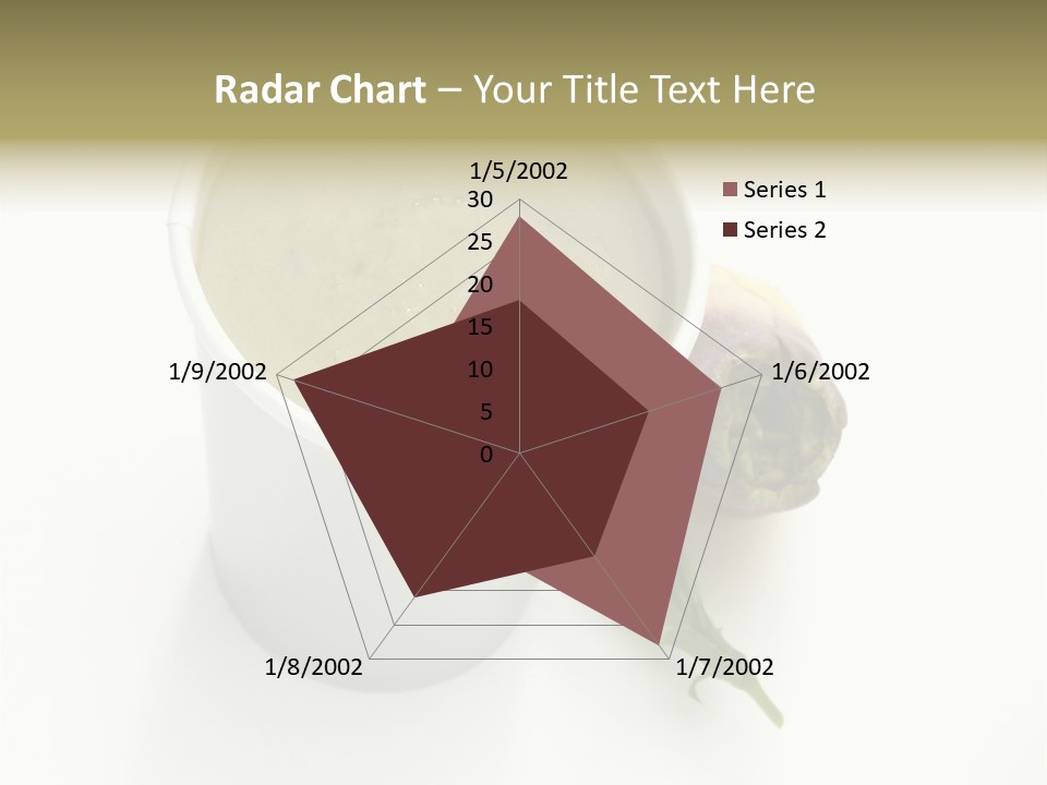 Cup Of Soup Isolated On A White Background PowerPoint Template