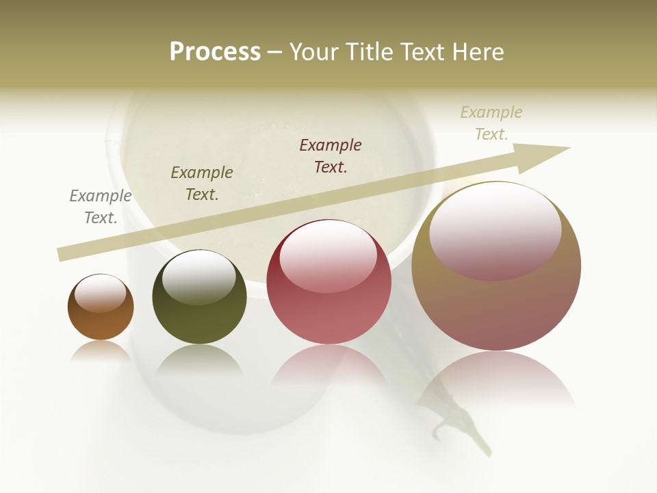 Cup Of Soup Isolated On A White Background PowerPoint Template