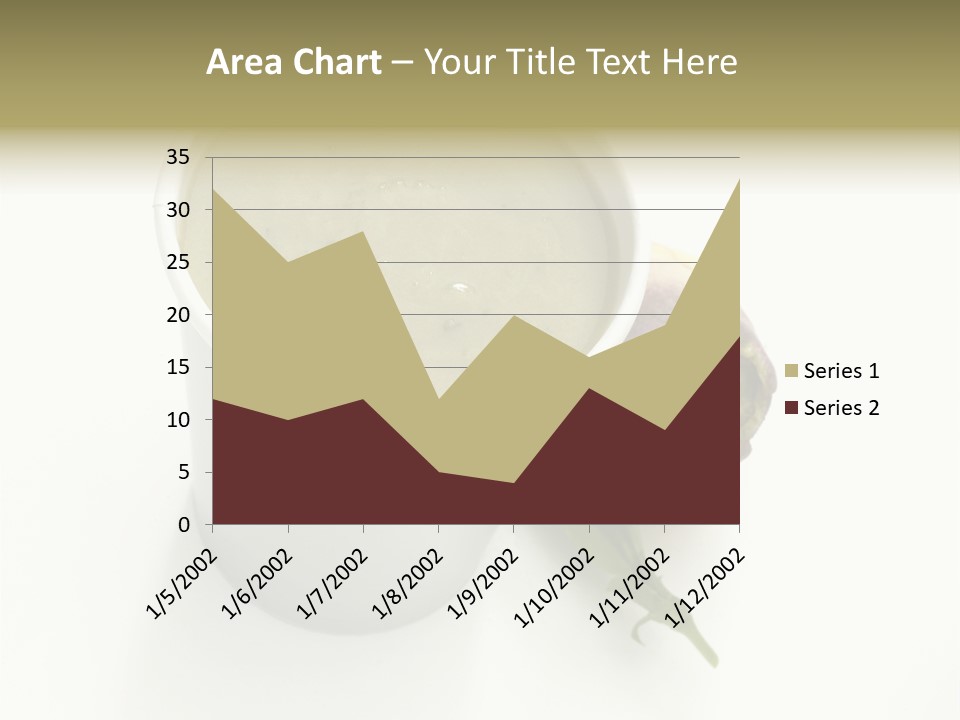 Cup Of Soup Isolated On A White Background PowerPoint Template
