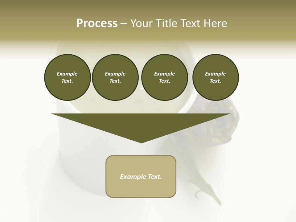 Cup Of Soup Isolated On A White Background PowerPoint Template