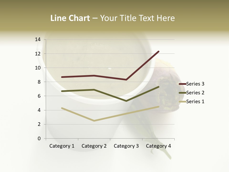 Cup Of Soup Isolated On A White Background PowerPoint Template