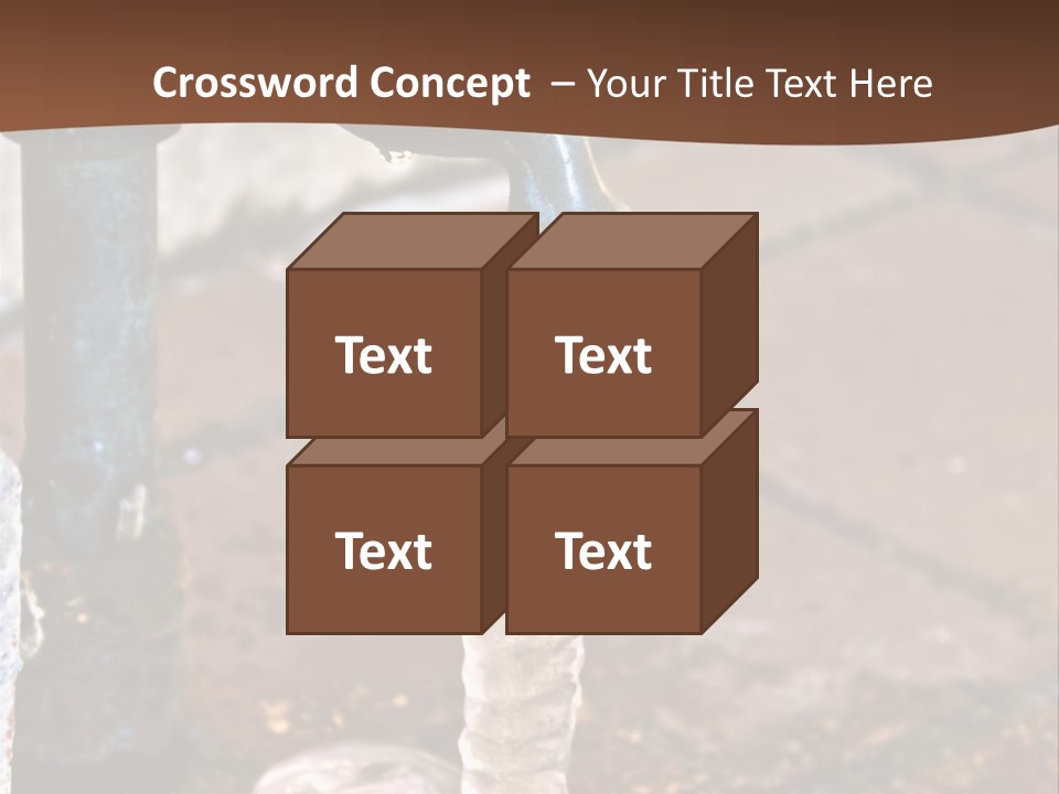 Outside Water Spigot Dripping And Frozen With Lots Of Ice PowerPoint Template