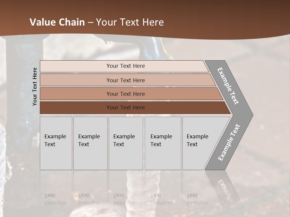 Outside Water Spigot Dripping And Frozen With Lots Of Ice PowerPoint Template