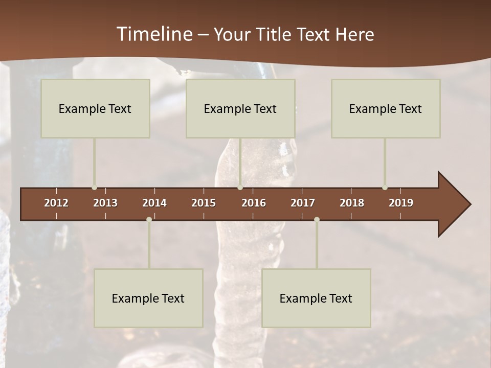 Outside Water Spigot Dripping And Frozen With Lots Of Ice PowerPoint Template
