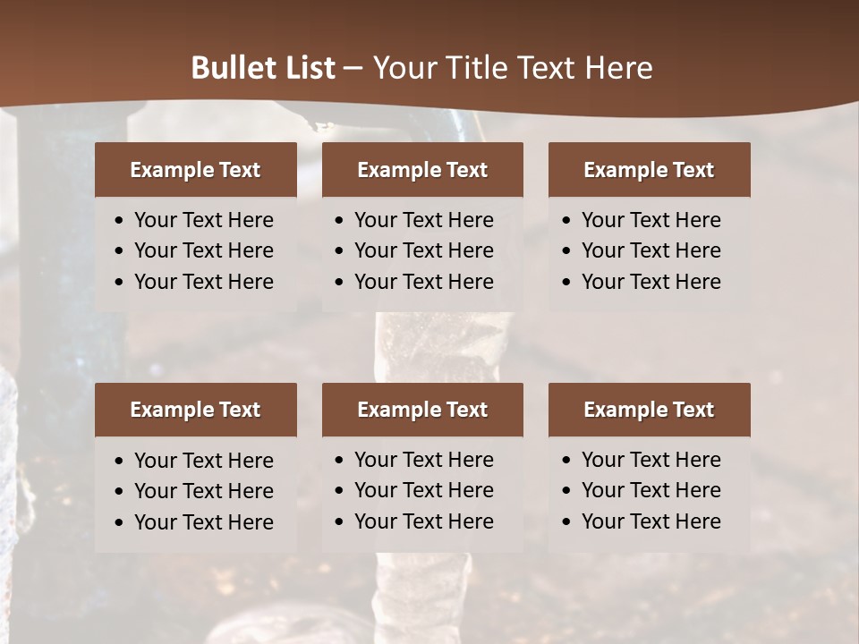 Outside Water Spigot Dripping And Frozen With Lots Of Ice PowerPoint Template