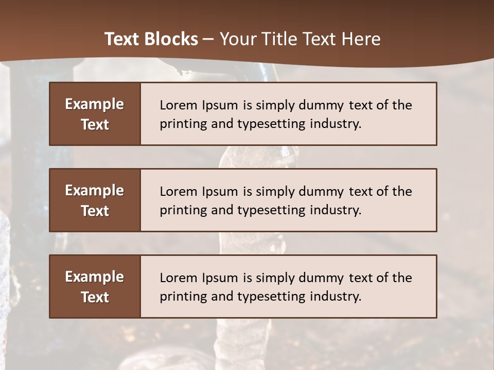 Outside Water Spigot Dripping And Frozen With Lots Of Ice PowerPoint Template