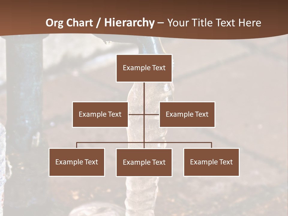 Outside Water Spigot Dripping And Frozen With Lots Of Ice PowerPoint Template
