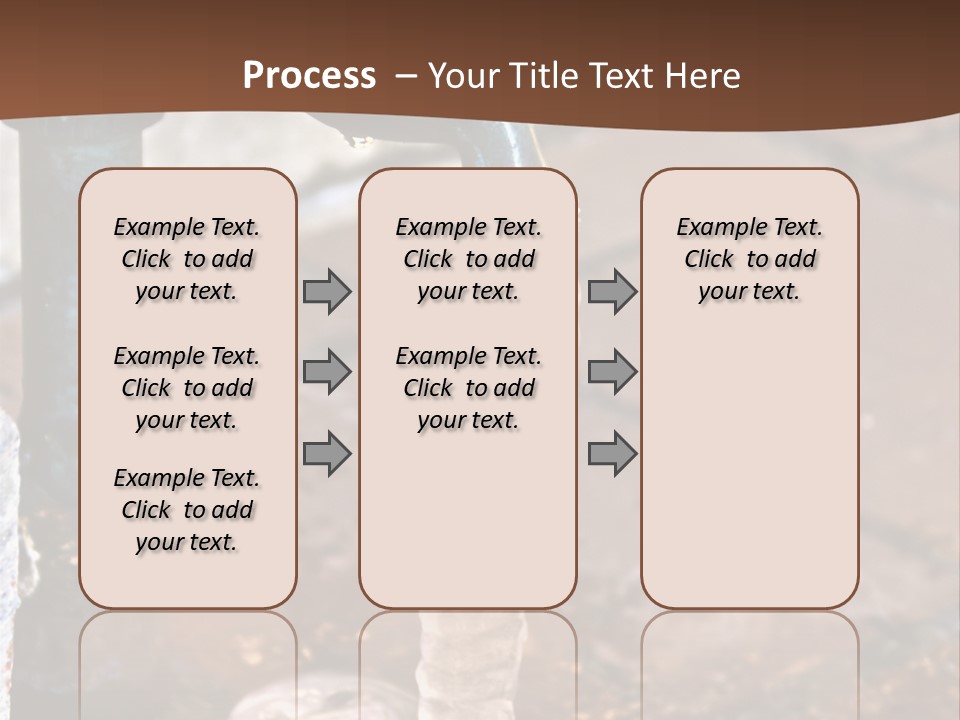 Outside Water Spigot Dripping And Frozen With Lots Of Ice PowerPoint Template