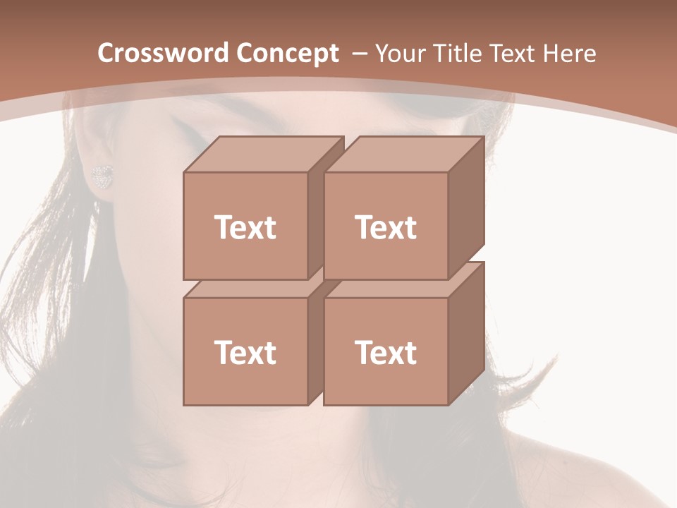 Beautiful Teenage Girl In 1950'S Rockabilly Fashion Polka Dot Dress, Hair And Makeup PowerPoint Template